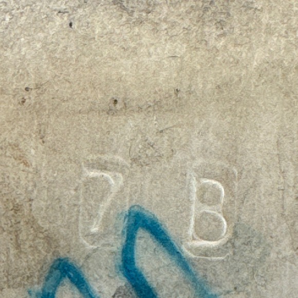 Vintage Camel Brown Leather Block Heel Pumps Black Cap Toe‎ Women's Size 7 - Picture 5 of 8